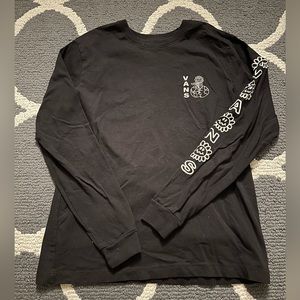 Vans small, black, graphic long-sleeve